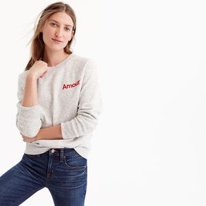 Cozy J. Crew Amour ❤️ Sweatshirt